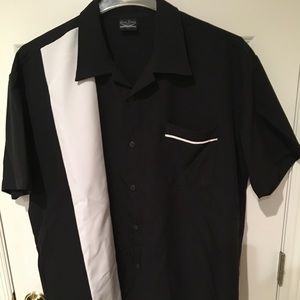 Steady Customs black and white shirt. Size 2X